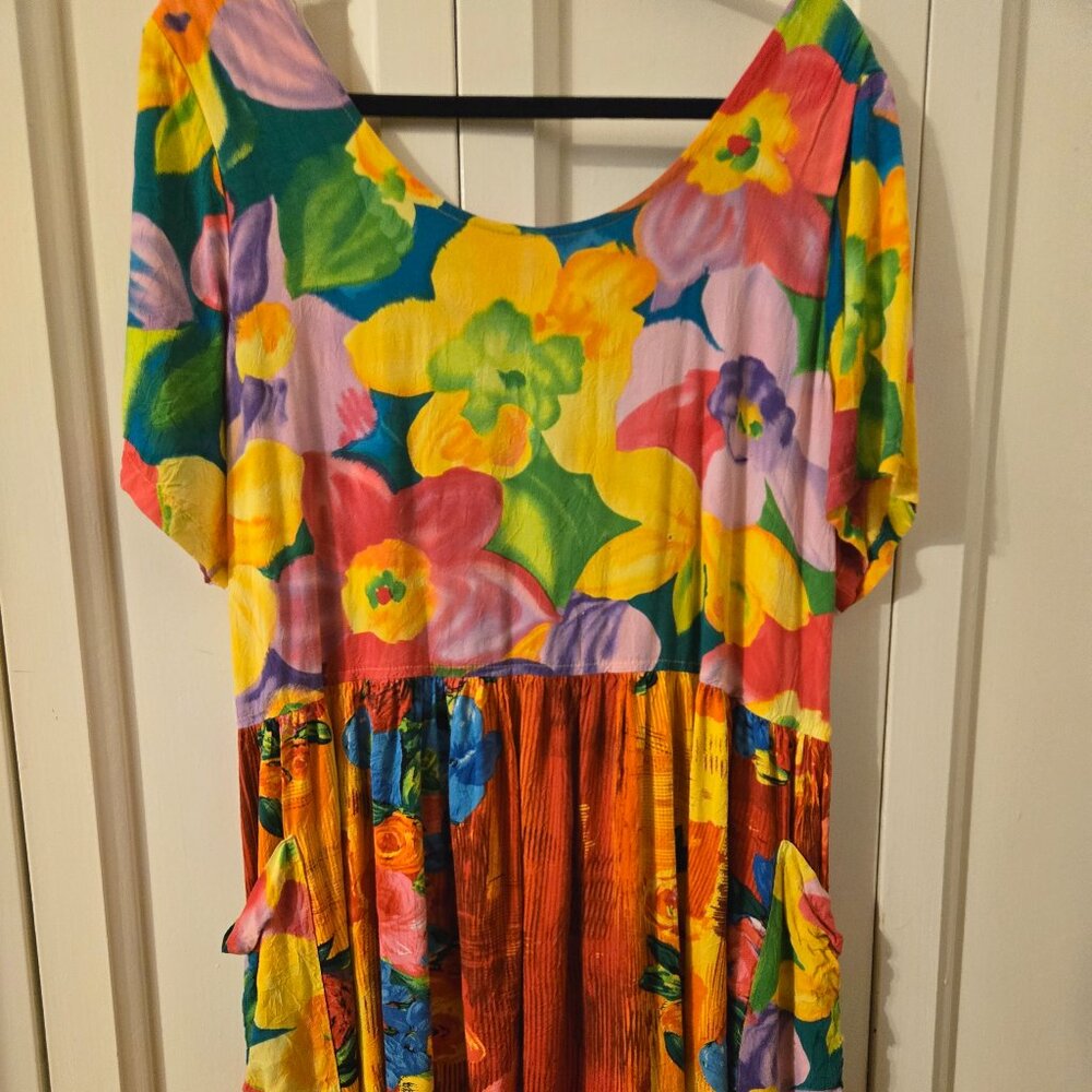 Vintage Jams World Summer Dress XL